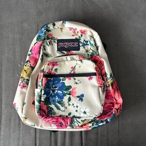 Mini floral Jansport backpack